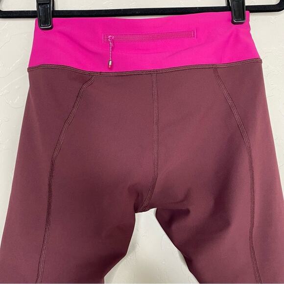 Lululemon Bordeaux Drama Tight Stuff Crop 15" 6 - Picture 6 of 10